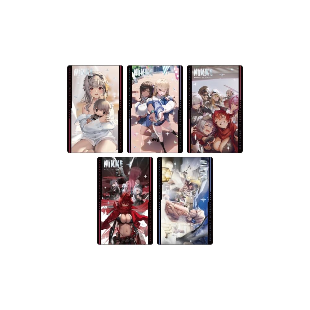 Algernon Products Goddess of Victory: NIKKE Gun Girl Metal Card Collection Vol.2 BOX Approx. W56 X H88mm Made of PET