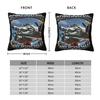 Bombardiro Crocodilo Anime Plane Pillow Cases Italian Meme Brainrot Cushion Cover Creative Decorative Pillowcover For Home