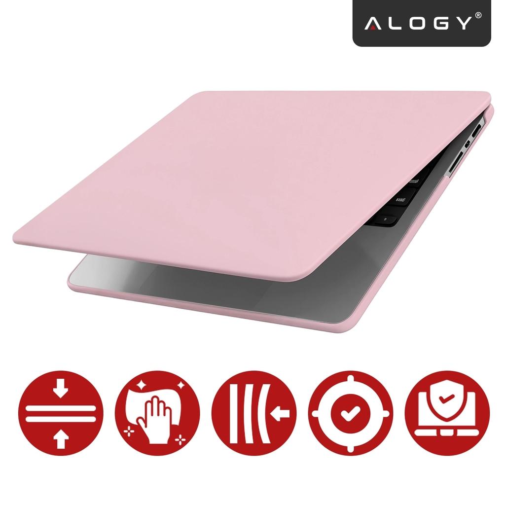 Case For Apple Macbook Pro 16 2021-2025 (M1/M2/M3/M4) - Flexible, Matte Protective Case, Lightweight and Resistant - Alogy Airguard™ Pink