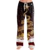 Women's Casual Christmas Print Loose Fit Pajama Pants for Home Sleepwear