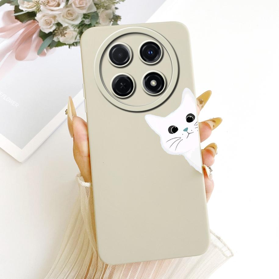 Case For Huawei Nova 12i 13i Shockproof Cover Lovely Cartoon Cat Soft Silicone Funda For Huawei Nova12i Enjoy 70 Pro Phone Shell