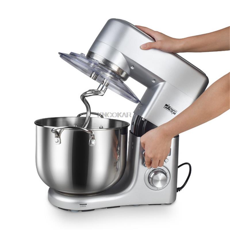 Multifunctional High-Power 10L Stainless Steel Chef Machine, Bread And Butter Mixer And Noodle Machine Egg Cream Beater 220V