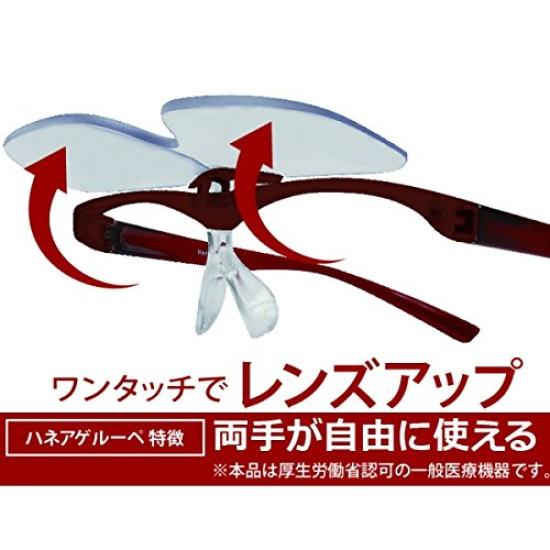 Officially Certified As a Reliable General Medical Haneageru Magnifying Magnifying Blue Light Fits Over Glasses Device Glass, Flip-Up Glass,