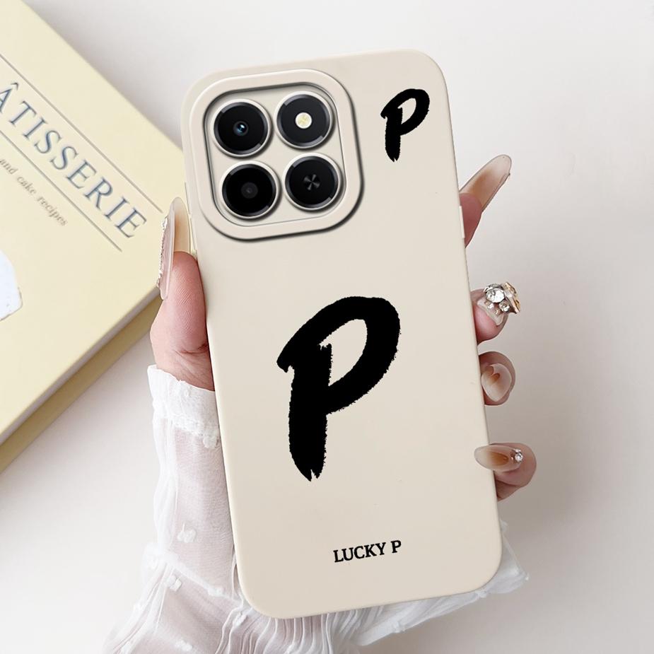 For Honor X6C Case NIC-LX1 NIC-LX2 NIC-LX3 Cute Lucky Letters Cover Soft TPU Phone Case For Honor X6c X 6c HonorX6C Fundas Coque