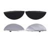 2Pcs L+R Black/Silver Headlight Washer Cover For BMW For Mini Cooper 2001-2006 Front Headlight Washer Nozzle Cover Accessories