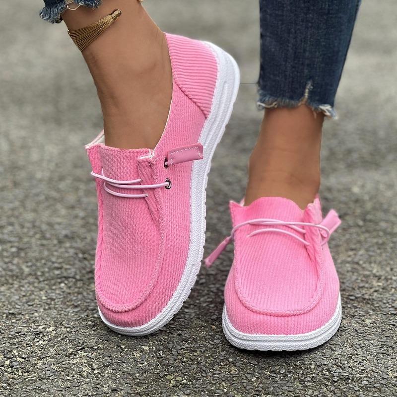 Large Size Casual Single Shoes Women's Spring and Autumn New Flat-bottomed Feet Low-top Women's Single Shoes