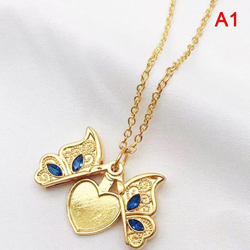 Butterfly I Love You Heart Luckly Butterfly Necklace For Women Girl Birthday