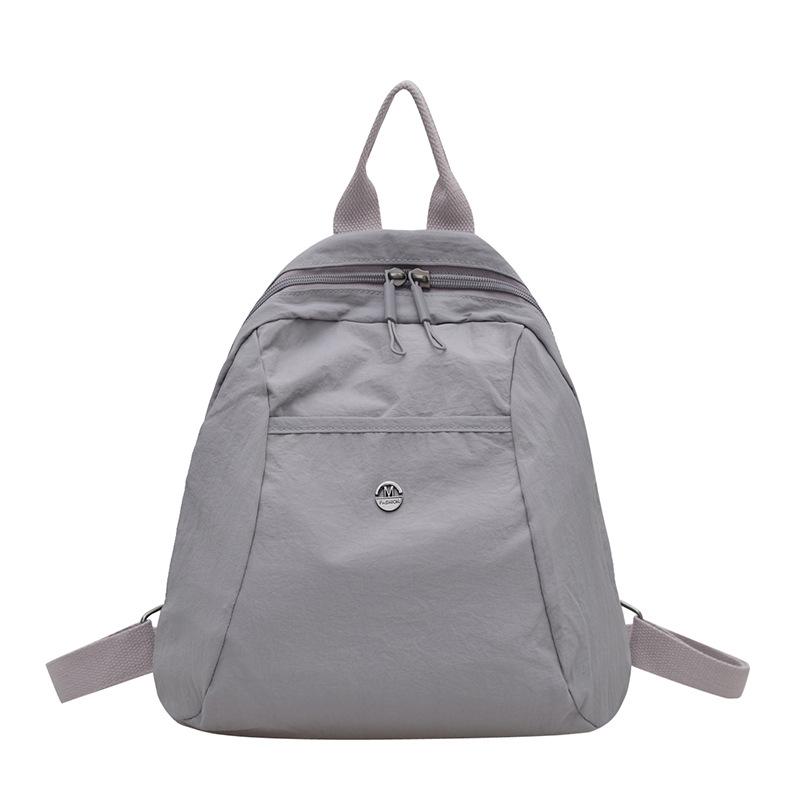 Schoolbag1011 New Backpack Women's Fashion Lightweight Large-capacity Schoolbag Versatile Nylon Cloth Travel Commuter Backpack