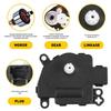 Heater Blend Door Actuator AUXITO Anti Jam HVAC Accessory OE Level Fit for Ram Car Air Conditioning System Repair