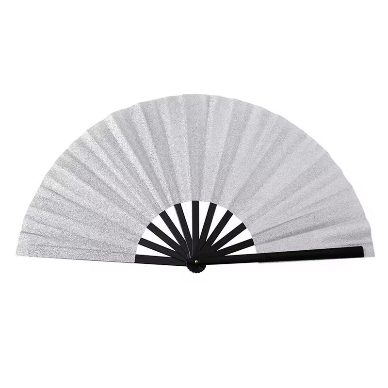 Bright Folding Fan Bright Color Rainbow Starry Sky In The Dark Festival Acting Hand Fans Women Girl Party Dancing Fan