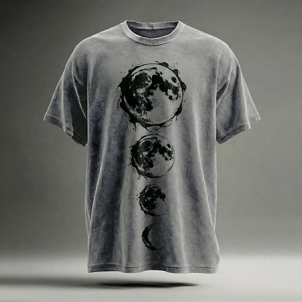 Vincent Hie Men's Dog T Shirt Short Sleeve T shirt 3D Print Crew Neck Shirt Fashion Exaggerated Daily Party Street Casual Black