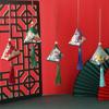 Handmade Zongzi Sachet with Tassel: Mugwort Mosquito Repellent Dragon Boat Festival Gift