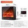 Embedded Decorative Cabinet Home Heater Hotel 4D Electronic Fireplace LED Simulation Flame European Style Electric Fireplace
