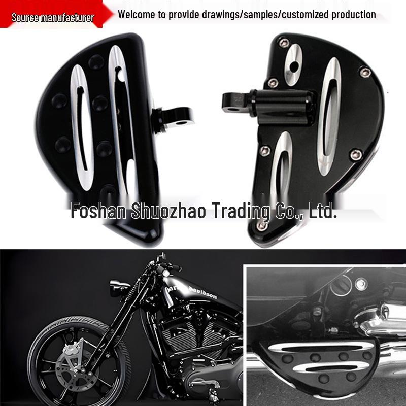 Harley XL883 Fat Boy Dyna Modified Passenger Footpegs