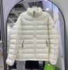 Pinghu Winter New White Duck Down Light and Thin Hooded Outdoor Down Jacket Women's Warm Student Jacket Tide