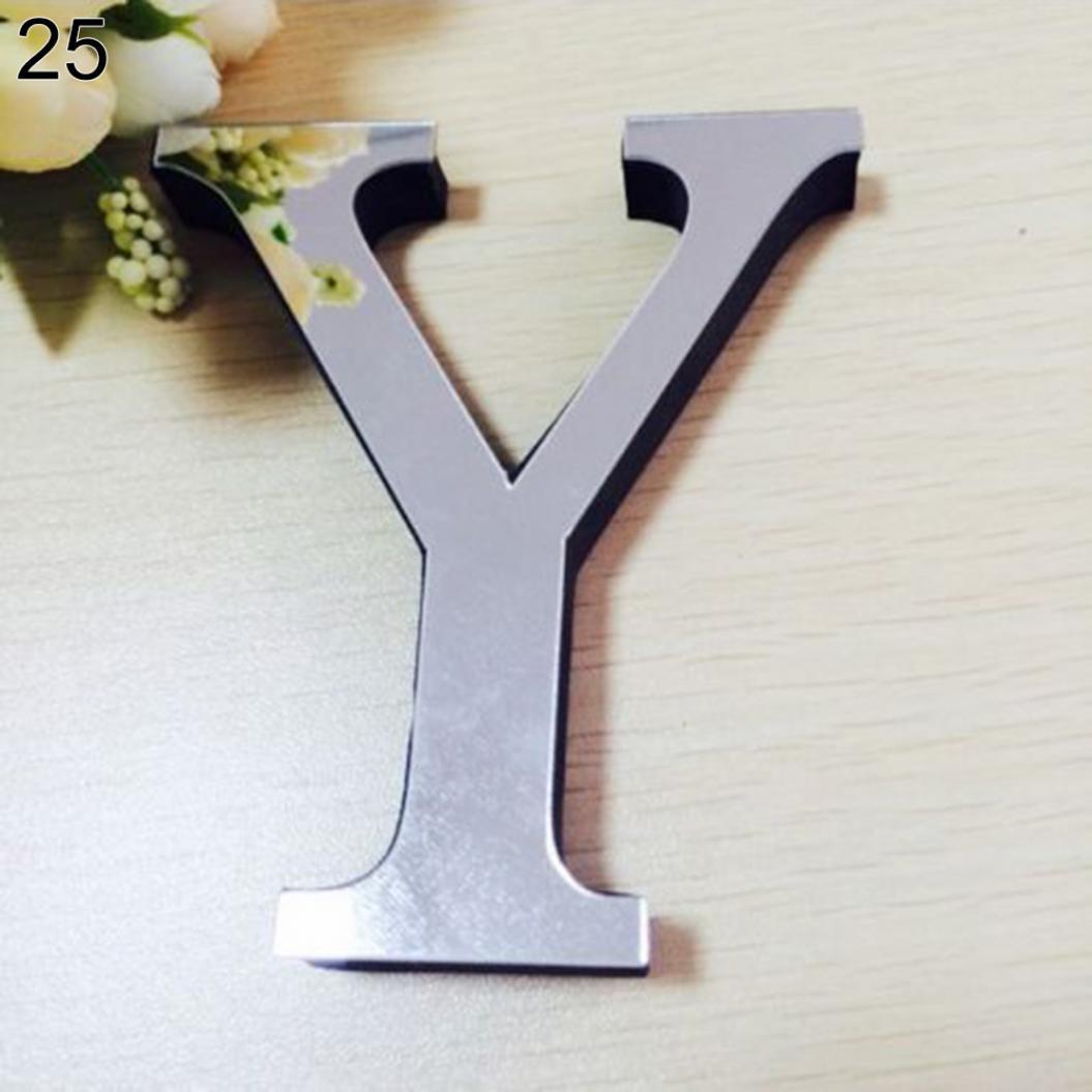 

26 английских букв DIY 3D наклейка художественная роспись стены наклейки домашний декор Y