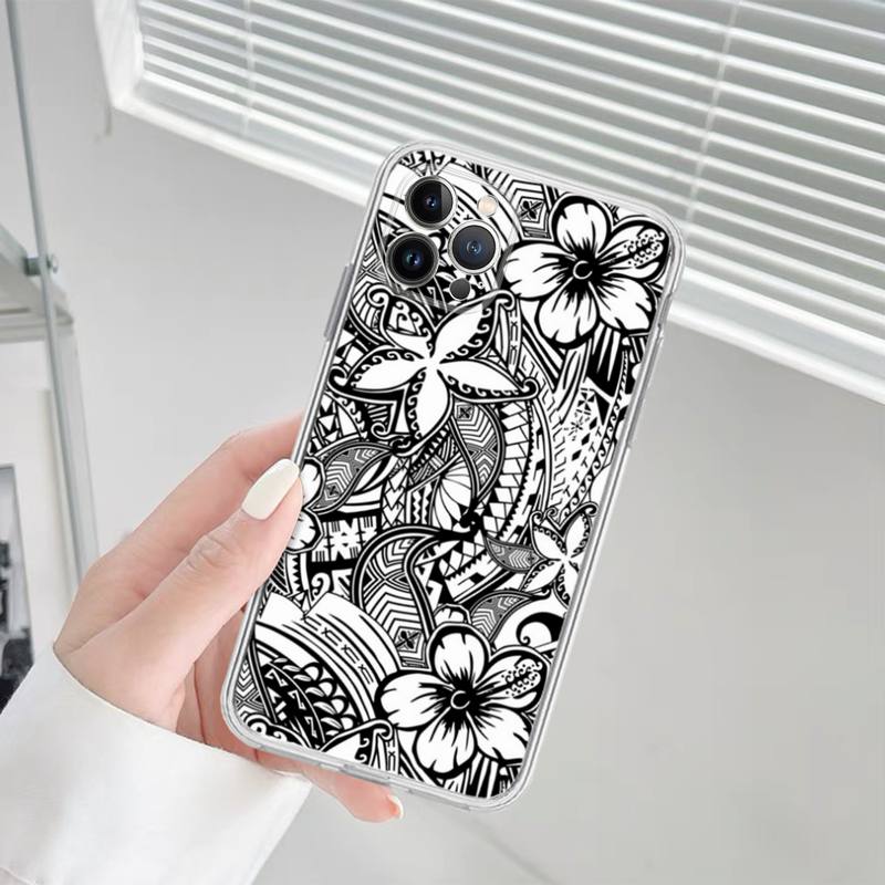 Yinuoda Maori Tribal Samoan Polynéské pouzdro na telefon Silikonové měkké pro iphone 14 13 12 11 Pro Mini XS MAX 8 7 6 Plus X XS XR kryt
