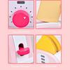 BABIBO Children's Wooden Simulation Toaster Kitchen Set/Girls Pink Bread Machine Kitchen Play House Toys
