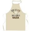 Planetee Apron Everything Is Good In NADIA's Kitchen | Original Name Gift for Cook | Protective Clothing Blouse