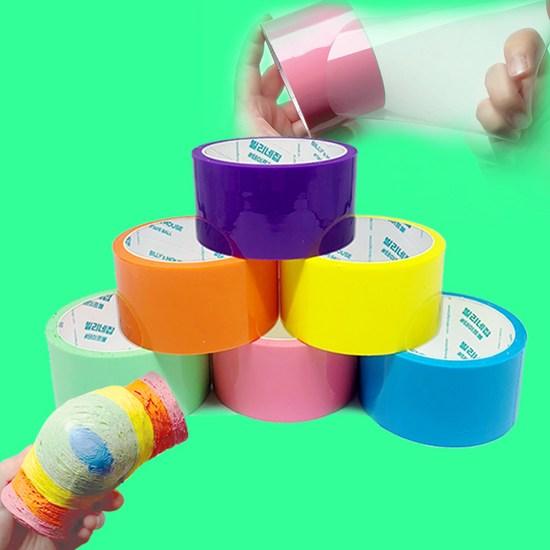 Billy's House Tape Ball 20M 6 Colors 1 Set KC Childrens Safety Certification Toy Ball Making, popular Korean game