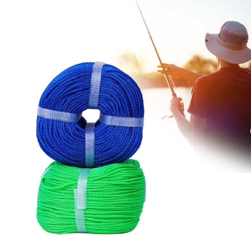 32 Strand 200m Polyethylene Cord Thickened Truck Cargo Binding Clothes Drying Cord for Fishing Outdoor And Camping Use