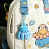 Porte-clés Pendentif Forme Poulpe Impression 3D Articulations Mobiles Porte-clés Flexible Pendentif Sac d'école Jouet Anti-stress