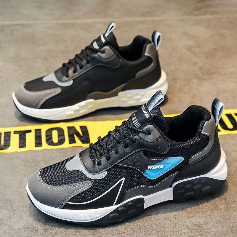 

Dad shoes men s fashion versatile sports shoes mesh breathable platform shoes soft sole soft surface casual shoes 44 чёрный