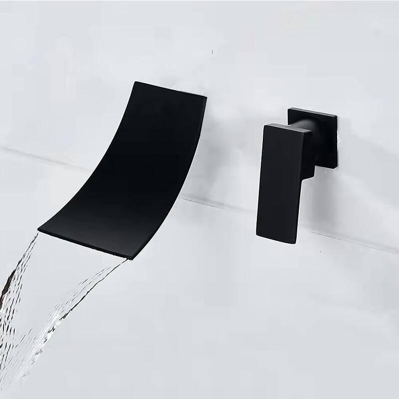Rubinetto per Lavabo a Parete Cascata Nascosta Nordico