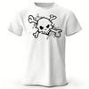 Summer Men's Cotton Top 2yk Sweetheart Skull Printed Short Sleeve Soft Large Loose Fashion Casual T-shirt