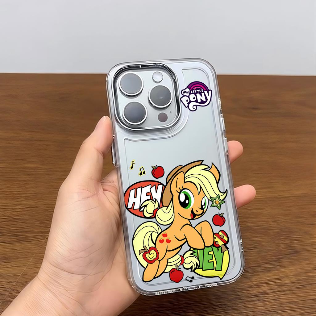 Cute cartoon My Little Pony Phone Case For iPhone 17 16e 16 15 14 13 12 11mini Pro Max X XR XSMAX 8 7 Air Plus Transparent Cover