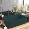 Day and Night - Day and Night Luxury Matte Dark Green Ceramic Washbasin 41x30x12 Cm