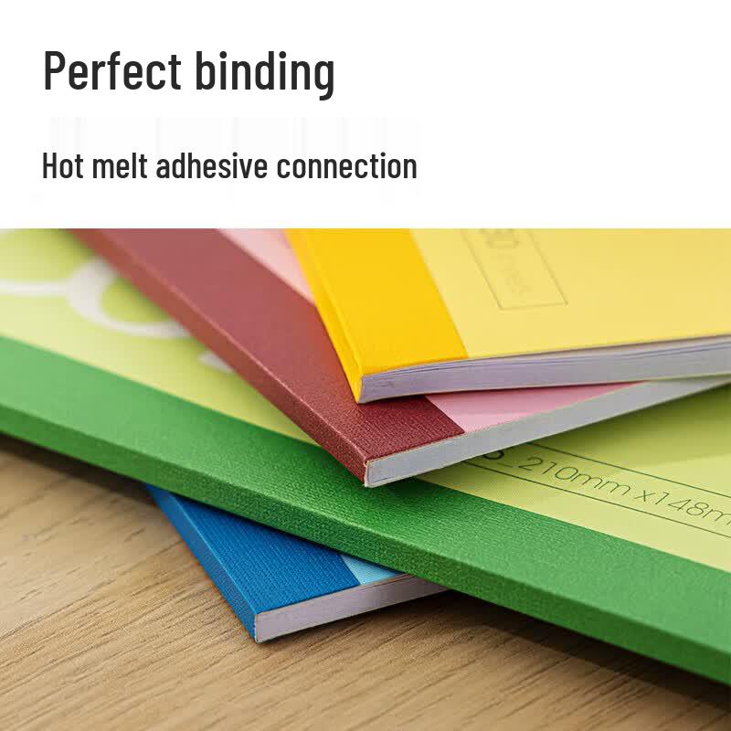 Deli A5 Soft Cover Notebook 4-Pack