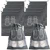 12PCS Shoe Bags, Large Thickened Non-woven Fabric Travel Shoe Bag, Dust-proof Drawstring Shoe Travel Bag for Packing/Home