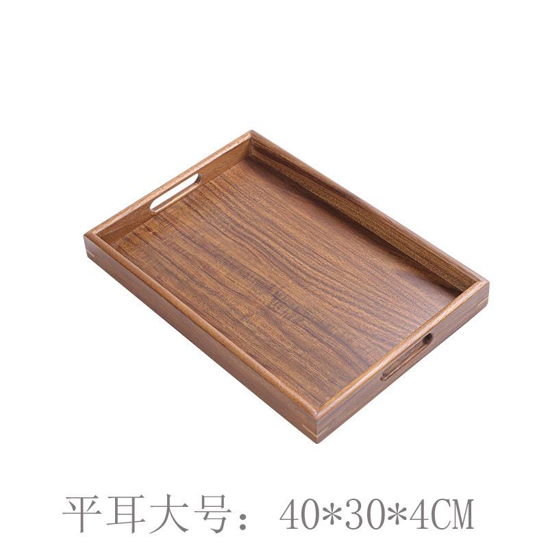 Wooden Trays Natural Tea Tray Food Plate Platter Decorative Trays Fruit Snack Coffee Breakfast Storage Plate Kitchen Accessories