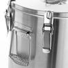 Steel thermos container for transporting food 50L Hendi 710319