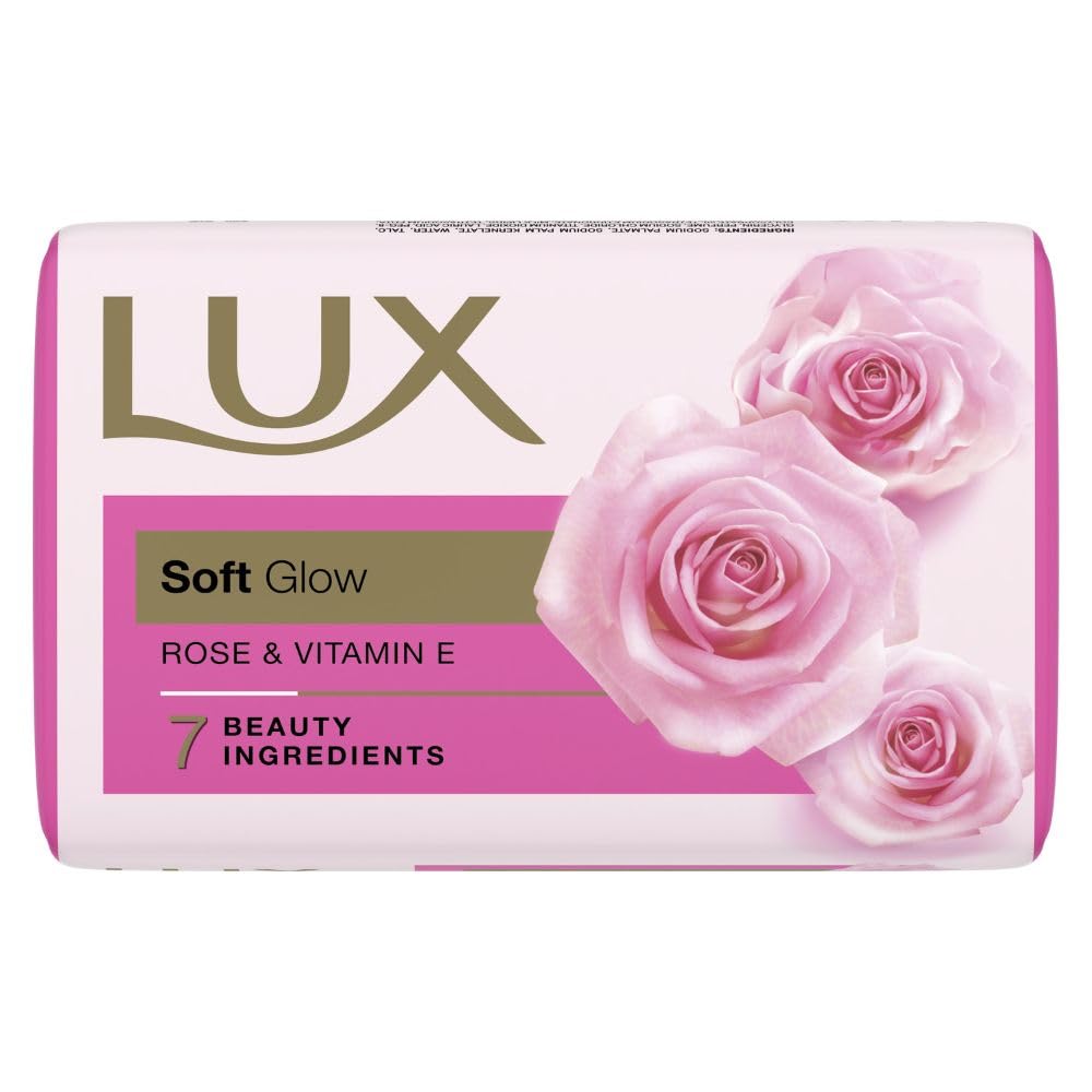 Lux Soft Glow Rose & Vitamin E For Glowing Skin Soap Beauty Soap 150 g