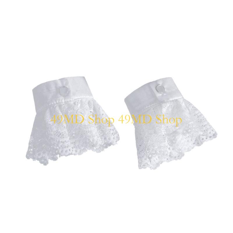 49MD Elegant Elizabethan Neck Ruff Light weight Collar Medieval Costume Collar