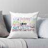 Glee Originals Name Art Kissenbezug Polyester Leinen Samt Kreativ Reißverschluss Dekor Sofakissenbezug 18"