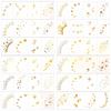 Waterproof Metallic Eye Tattoo Stickers - Realistic & Long-lasting for Party Makeup