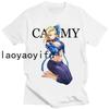 Graphic T Shirts Unisex Women Boxing Hadouken Classic T Shirt Hot Streetwear Tops Unisex Clothing Street Fighter 6 Cammy White Game
