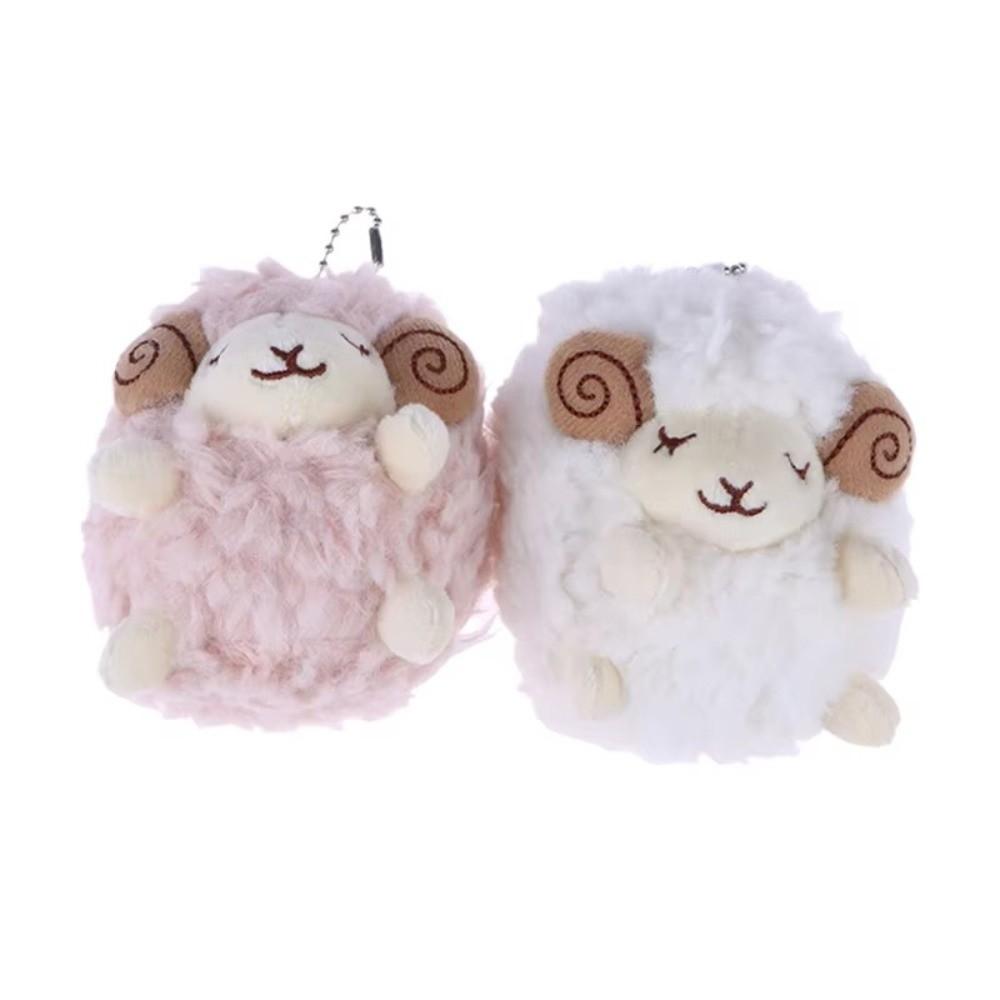 Cartoon Anime Style Plush Sheep Pendant Mini Sheep Plush Doll  For Backpack Decor