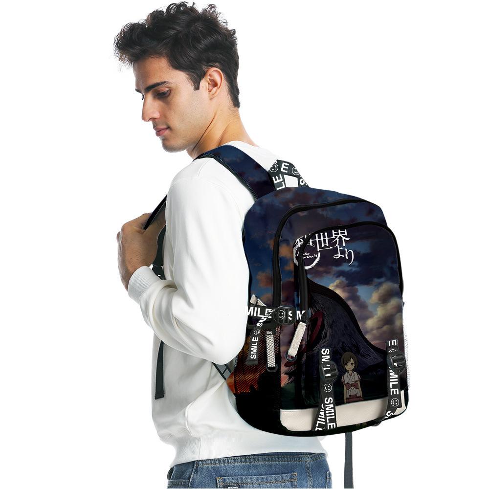 Cartoon Youthful School Bag Unisex From the new world Travel Bags 3D Print Oxford Waterproof Notebook multifunction Backpacks