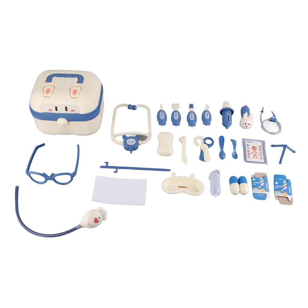 Kids Doctor Toys Educational Children Nurse Dental Set Medical Equipment Simulators Blue