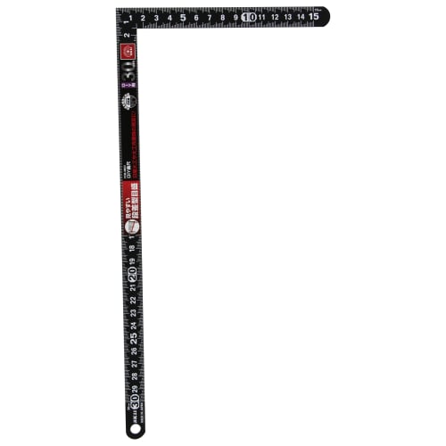 SK11 (SK11) 30cm FCB-30KD Carpenter Ruler for DIY Use, with Easy-to-Read Stepped Graduations