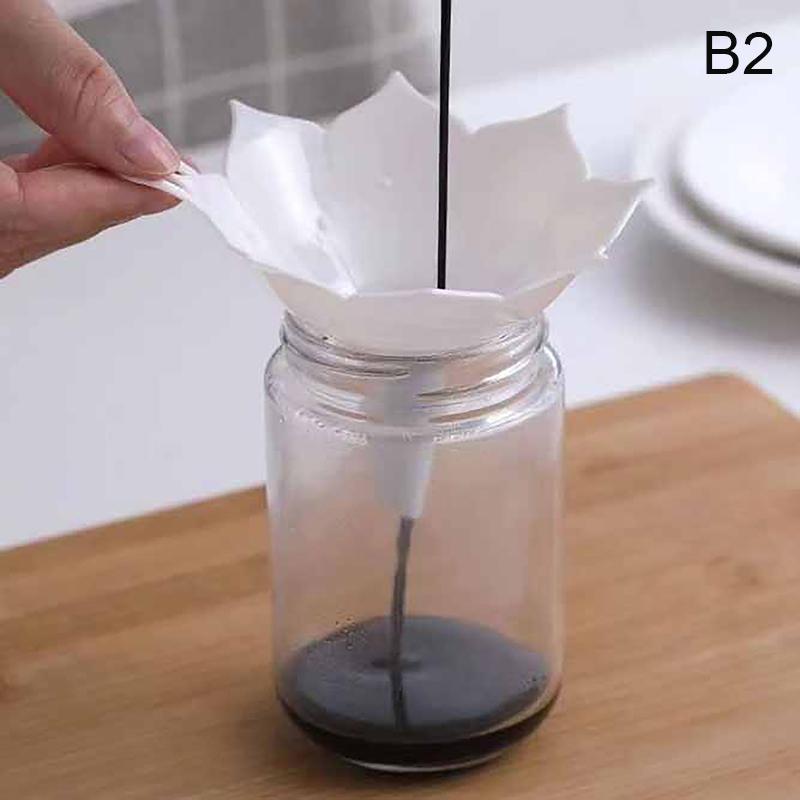 

1pc Kitchen Cherry Blossom Style Funnels Home Olive Oil Condiments Liquid Powder Dispenser Kitchen Accessories Kitchen Tools
