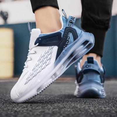 Summer Flying Mesh Breathable  Men Shoes Leisure Running Shoes Sports Tide Shoes Air Cushion Shoes.