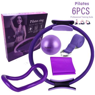 Pilates Ring Sport Home Fitness Yoga Bein Arm Muskel Trainer Gleichgewicht Übung Workout Fitnessgeräte Ball Loop Band