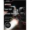 SkyFire Wiederaufladbare LED-Stirnlampe