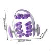 24 Wheel Circle Circular Leg Clamp Massaging Tool for Bodybuilding Sports Home