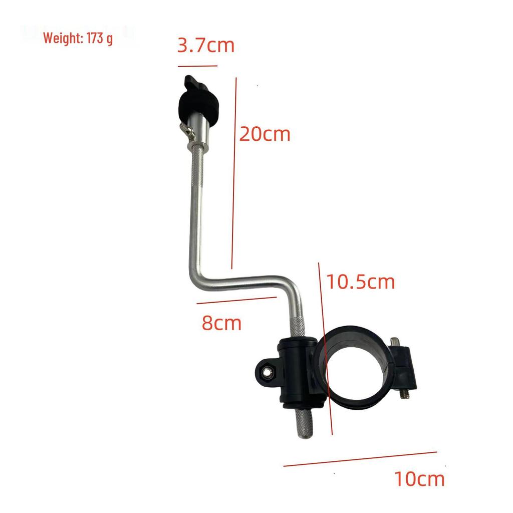 Universal 3-Way Pipe Clamp for Electronic Drums, 38mm to 10mm